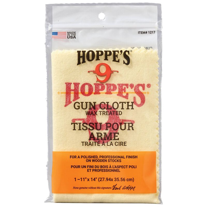 Hoppe's Wax Treated Gun Cloth – 11″x14″ HOPPES