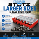 🎯 Preston Innovations Stotz Larger Sizes 6-Way Dispenser PRESTON INNOVATIONS