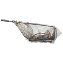 Foldable fishing landing net for pike