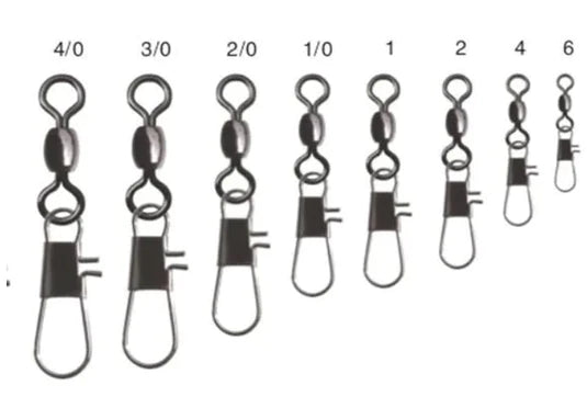 Dennett Nickel Crane Interlock Swivels 10 per Bag