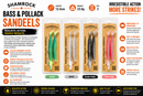 Shamrock Bass & Pollack Sandeels 12.5cm 23.6g premium soft sea fishing lure for bass, pollack and saltwater predator fishing. VIVADO
