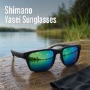 Shimano Yasei Sunglasses Black / Green Mirror VIVADO