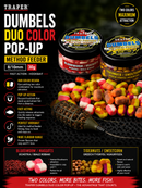 Traper Dumbels Duo Color Pop-Up Method Feeder 8/10mm 30g VIVADO