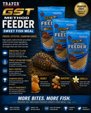 Traper GST Method Feeder Sweet Fish Meal 1kg VIVADO