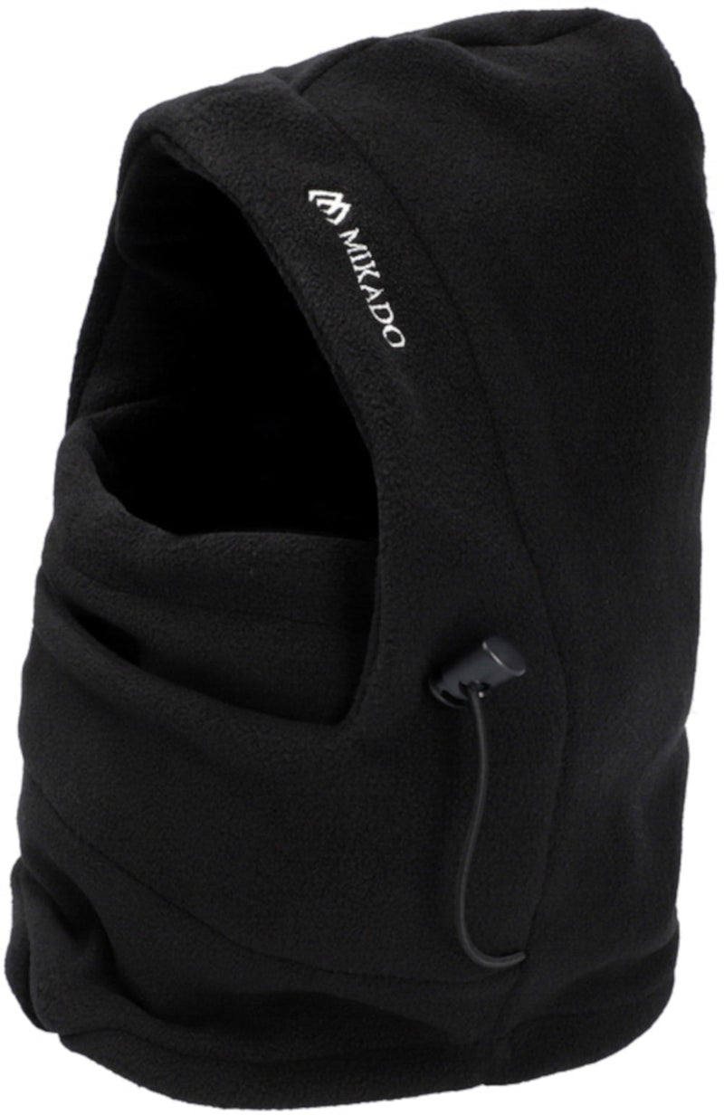 Mikado Fleece Balaclava Black – thermal full-face and neck protection for cold weather fishing and outdoor activities