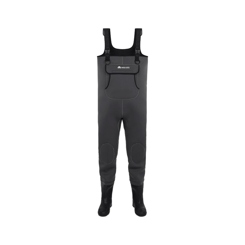 Mikado neoprene chest waders full front view