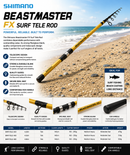 🎣 Shimano Beastmaster FX Surf Tele Rods SHIMANO