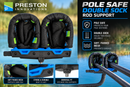 🎣 Preston Pole Safe Double Sock Rod Support PRESTON INNOVATIONS