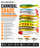 🎣 Savage Gear Cannibal Shad 12.5cm 20g SAVAGE GEAR