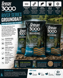 🎣 Sensas 3000 River Series Groundbait 1kg SENSAS