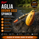 🎣 Mepps Aglia Brown Gold Spinner MEPPS