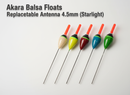 akara balsa float with replaceable antenna