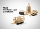 Akara River Feeder Cages – Closed Bottom VIVADO
