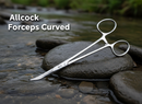 allcock curved forceps fishing VIVADO
