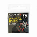 Kamasan Animal Hooks Eyed Barbed KAMASAN