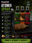 🎣 Traper Atomix Spray 50g – Powerful Fishing Attractant Spray TRAPER