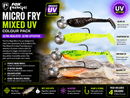🎣 Fox Rage Micro Fry Mixed UV Colour Pack FOX