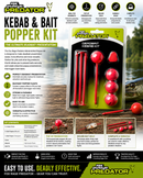 🎣 Fox Rage Predator Kebab & Bait Popper Kit FOX