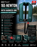 🦺 Dennett 165 Newton Auto/Manual Lifejacket with Harness UML DENNETT