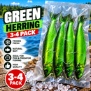 🐟 Green Herring Frozen Pike Deadbait 3-4 Pack LUCEBAITS