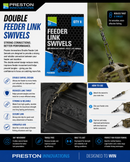 🎣 Preston Innovations Double Feeder Link Swivels PRESTON INNOVATIONS