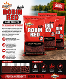 Dynamite Baits Robin Red Carp Pellets 900g DYNAMITE
