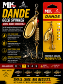 🎣 Shamrock MK Dande Gold Spinners SHAMROCK
