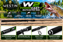 🎣 Westin W2 Powercast-T Baitcaster Rods WESTIN