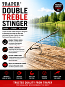 🎣 Traper Double Treble Stingers TRAPER