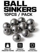 🎣 Ball Sinkers 10pcs / Pack DENNETT
