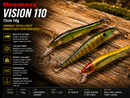 🎣 Megabass Vision 110 Lures - 11cm 14g MEGABASS