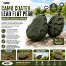 NGT Camo Coated Lead Flat Pear NGT
