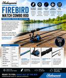 🎣 Shakespeare Firebird Match Combo Rod SHAKESPEARE