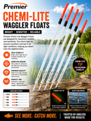 Premier Chemi-Lite Waggler Floats PREMIER