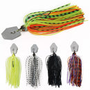 Fox Rage Bladed Jig 12g with vibrating blade and silicone skirt