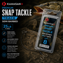kamasan semi barbed snap tackle traces 25lb VIVADO