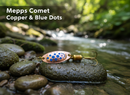 mepps comet copper blue dots spinner VIVADO