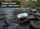 mepps comet gold blue dots spinner VIVADO