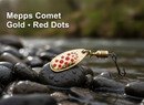 mepps comet gold red dots spinner VIVADO