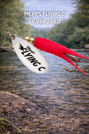 🎣 Mepps Flying C Silver / Red VIVADO