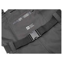 Black BASIC Mikado chest waders showing adjustable braces and reinforced seams