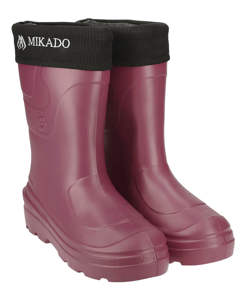 Mikado EVA Women’s Wellies – lightweight waterproof thermal fishing boots for women with removable liner and non-slip sole