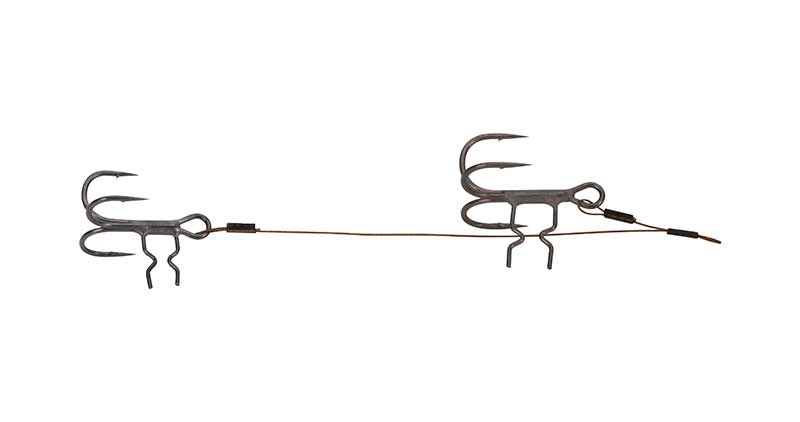 Fox Rage Double Stinger rig for soft lures – predator fishing