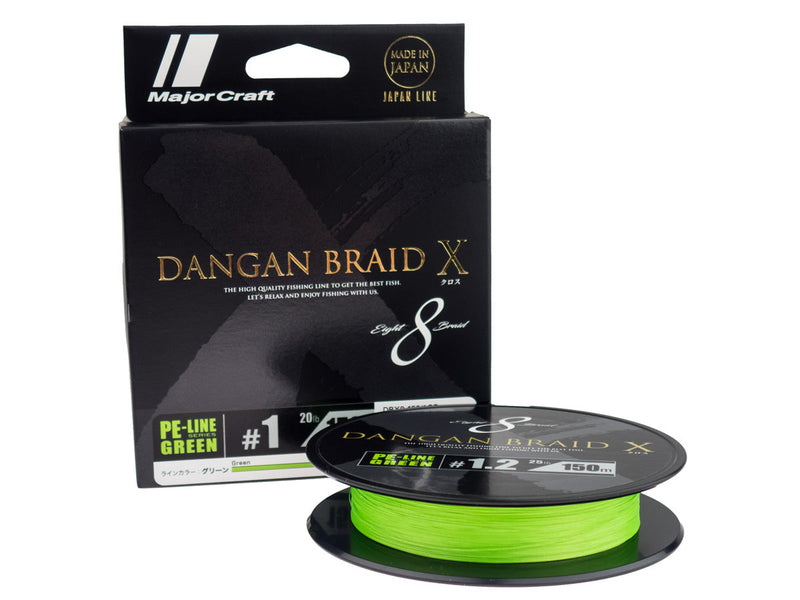 Major Craft Dangan Braid x8 150m Green DANGAN