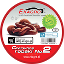 Live Bait - Red worms No.2 35pcs  0.5g/pcs EKAGRO