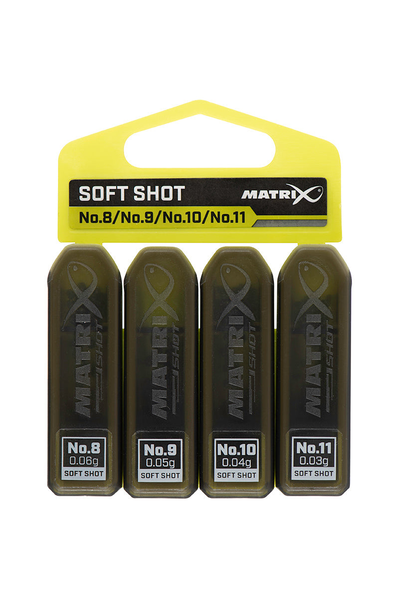 Matrix Soft Shot Dispenser – assorted soft split shot for coarse and match fishing in rotating dispenser