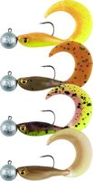 📦 Fox Rage Micro Grub Tail Mixed UV Colour Pack Loaded FOX