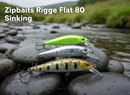 Zipbaits Rigge Flat 80 Lures - 8cm / 13.4g Sinking VIVADO