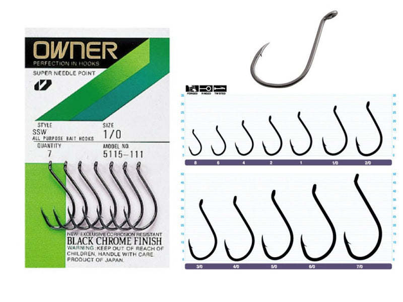 Owner SSW Hooks with Super Needle Point - VIVADO