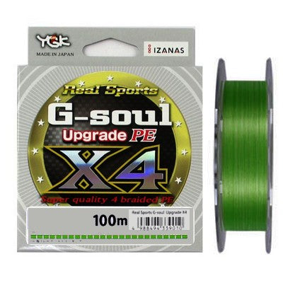 YGK G-SOUL X4 Upgrade PE 100m GREEN - VIVADO